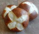 Gonnella Small Round Pretzel Bun, 2.15 Ounce -- 60 per case