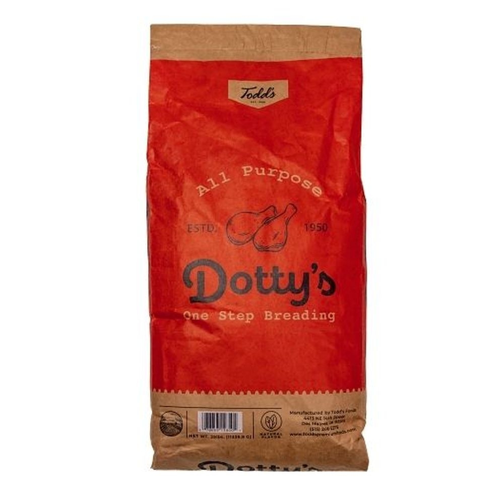 Dottys Preseasoned One Step Breading Mix, 25 Pound