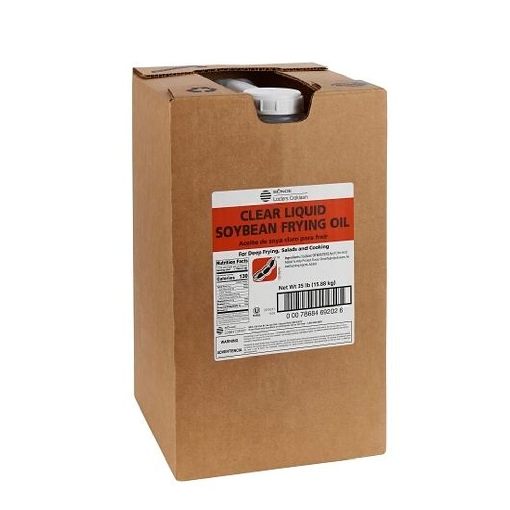 Bunge Clear Liquid Soybean Frying Oil, 35 Pound