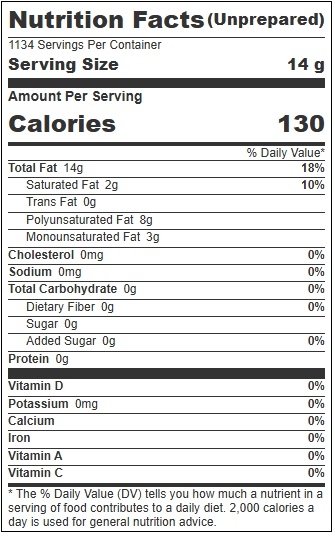 Old World Soybean Salad Oil, 35 Pound