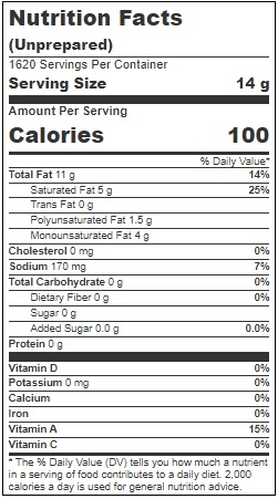 Bunge Non Hydrogenated Bakers Margarine, 50 Pound