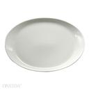 Santandrea Dinnerware 15 Inch Royale Shape Winged Plate - Royale Undecorated Pattern -- 6 Per Case.