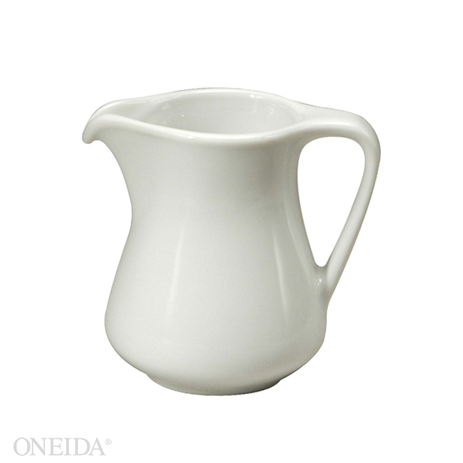 Oneida Sant Andrea Royale Bright White Porcelain Creamer, 6.5 Ounce -- 36 Per Case