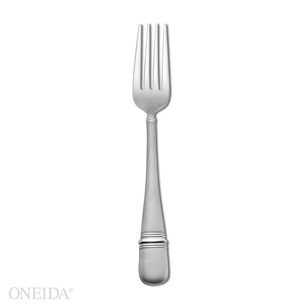 Oneida Satin Astragal Salad/Dessert Fork Pack -- 12 Per Case