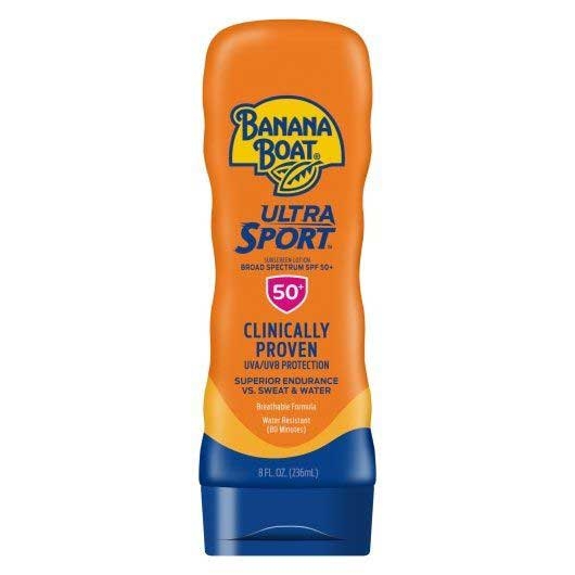 Banana Boat Sport Performance SPF 50 Sunscreen Lotion, 8 Fluid Ounce -- 12 per case