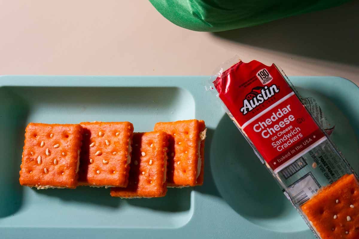 Austin Cheddar On Cheese Sandwich Cracker, 1.38 Ounce -- 96 Per Case