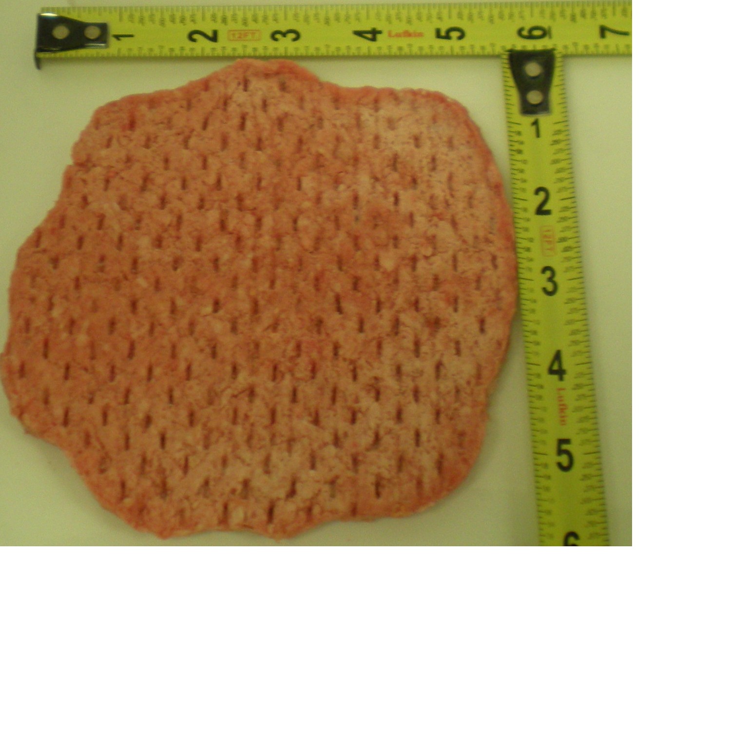 Claim to Fame 3-1 Wide Beef Patty Hamburger, 45 Pieces of 5.33 Ounce, 15 Pound.