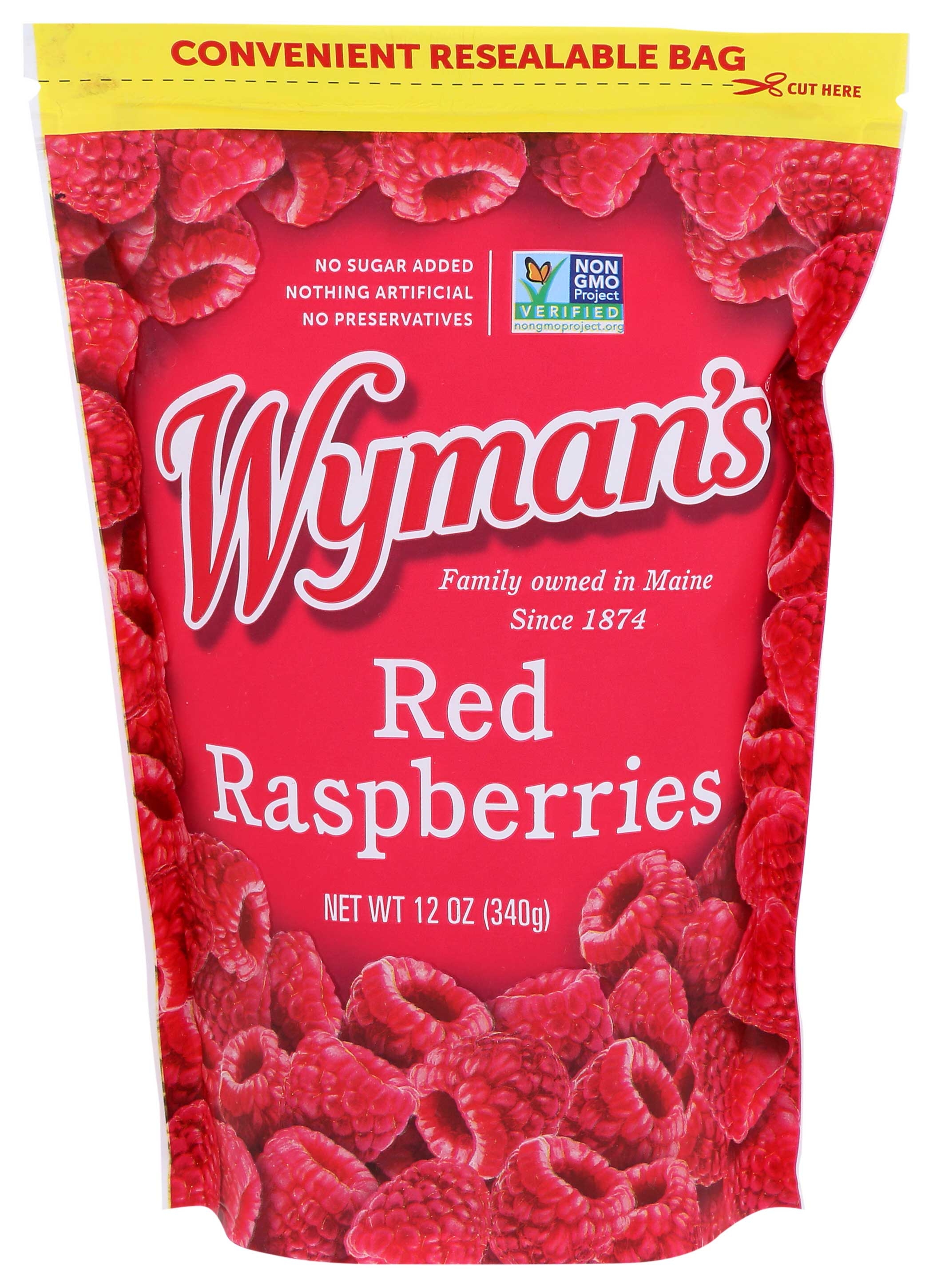 Wymans Red Raspberry, 12 Ounce -- 12 per case.