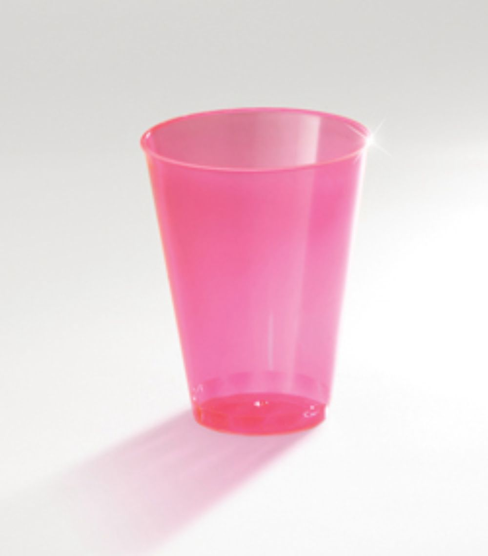 Yoshi Clear Ware Red Tumbler, 10 Ounce -- 500 Per Case