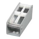 Daymark 2 Slot 1 inch Plastic Label Dispenser Rack.