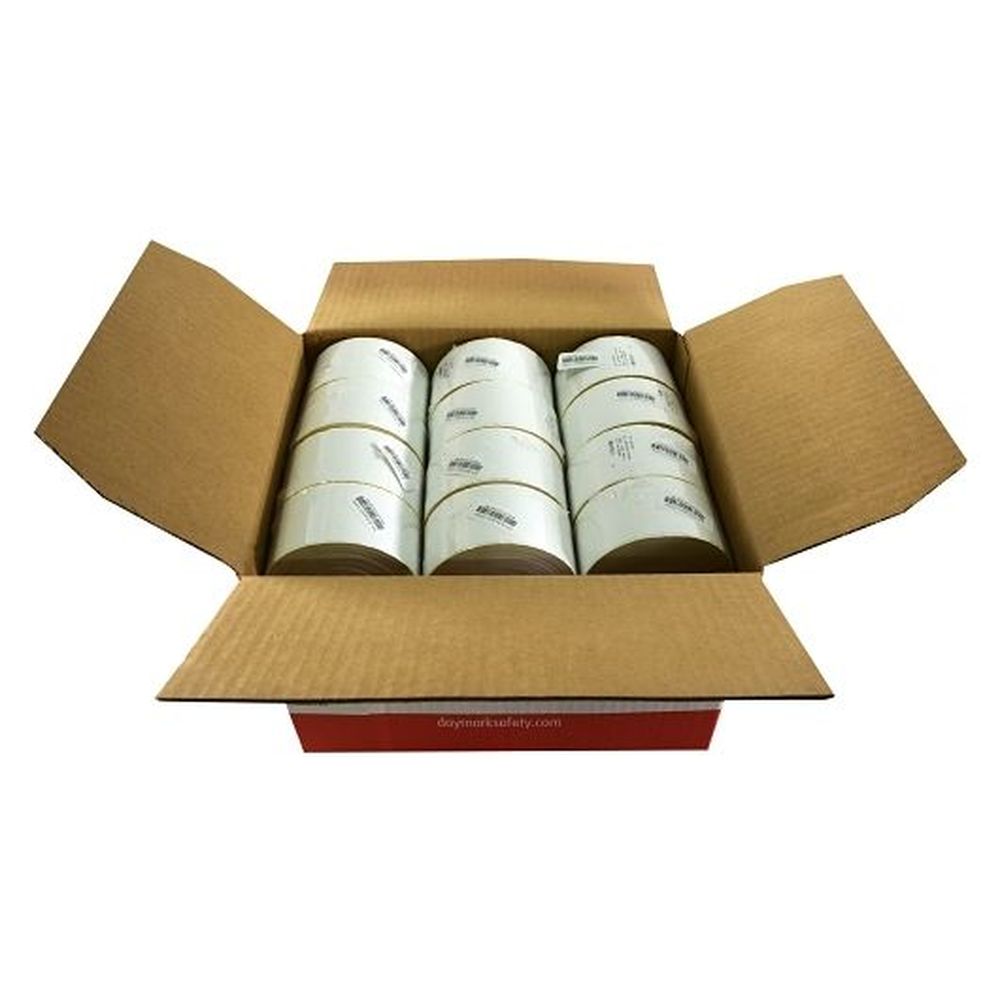 Daymark DuraMark Rectangle Direct Thermal Permanent Adhesive Blank Printer Label, 750 count