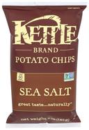 Kettle Foods Lightly Salted Potato Chips, 5 Ounce -- 15 per case.