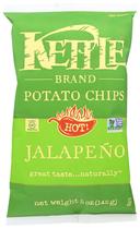 Kettle Foods Jalapeno Potato Chips, 5 Ounce -- 15 per case.
