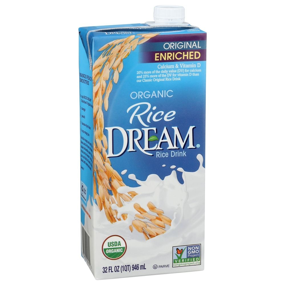 Rice Dream Organic Original Enriched Rice Drink, 32 Fluid Ounce -- 12 Per Case