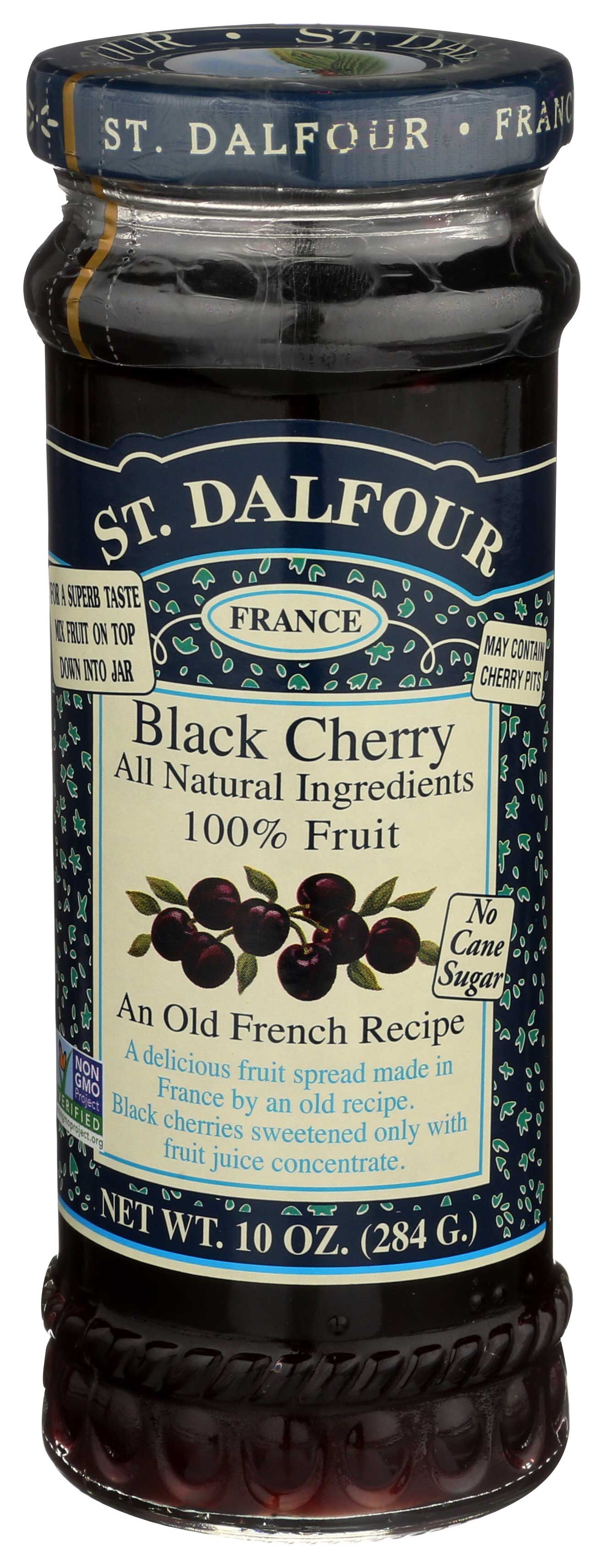St. Dalfour Black Cherry Consv, 10 Ounce -- 6 Per Case