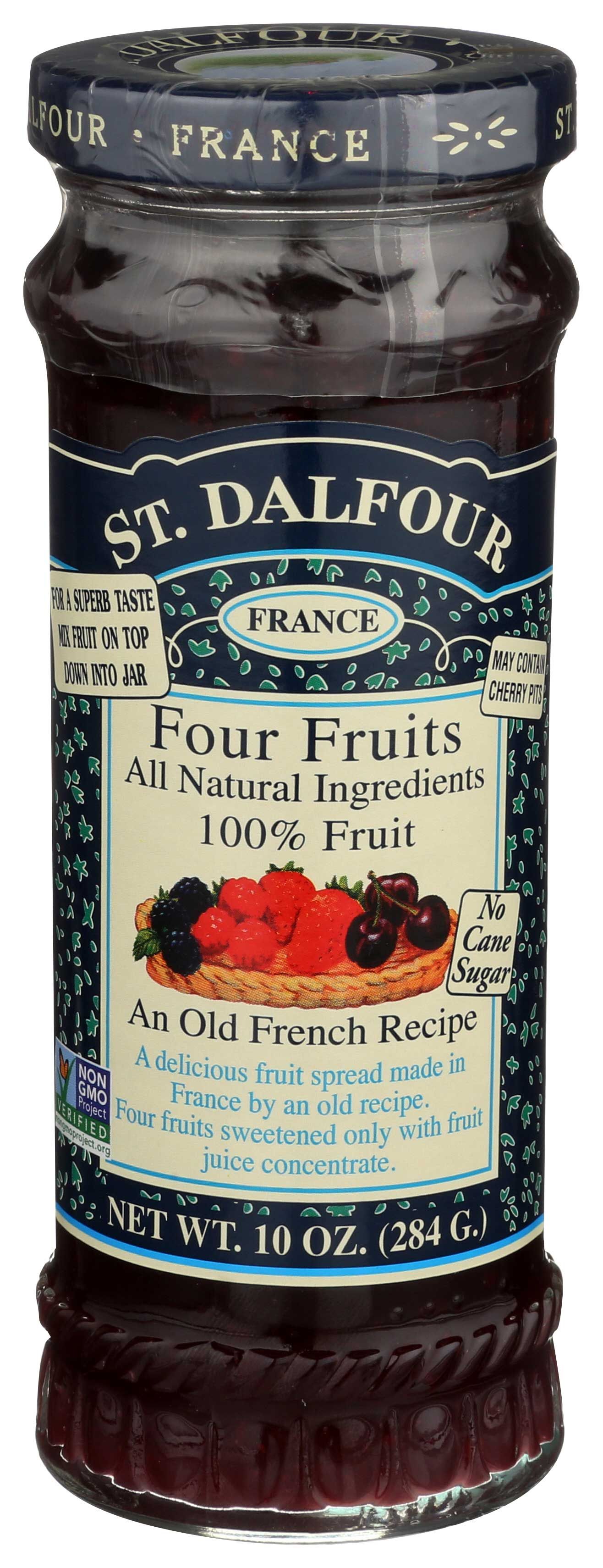 St. Dalfour Four Fruit Conserves, 10 Ounce -- 6 Per Case