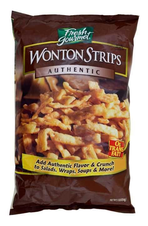 Fresh Gourmets Wonton Strips, 1 Pound -- 10 Per Case
