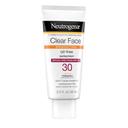 Neutrogena Clear Face Break Out Free SPF 30 Sunscreen Liquid Lotion, 3 Fluid Ounce -- 12 per case