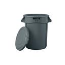 Rubbermaid Gray Round Brute Container Lid for 32 Gallon Capacity Container