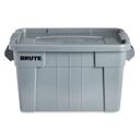 Rubbermaid Gray Brute Tote with Lid, 20 Gallon Capacity
