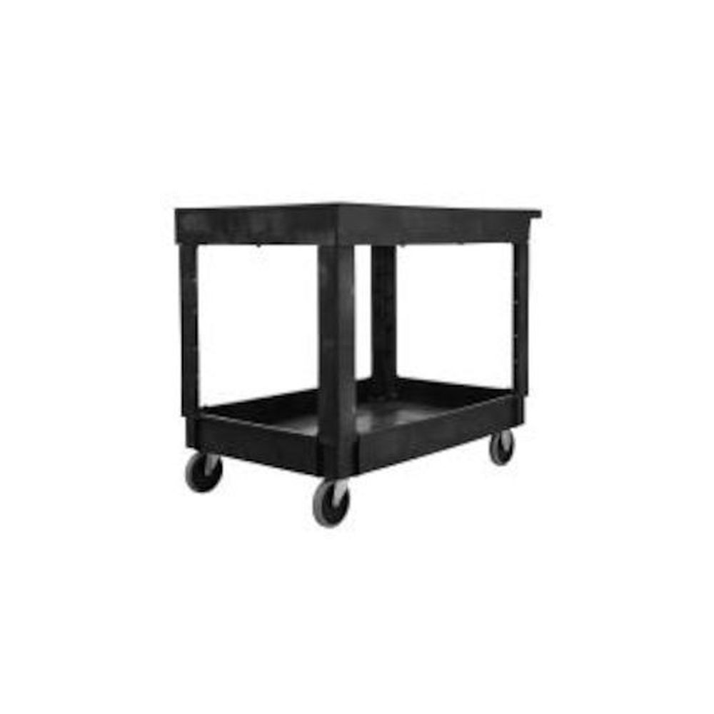 Rubbermaid Black Standard Utility Cart, 500 Pound Capacity