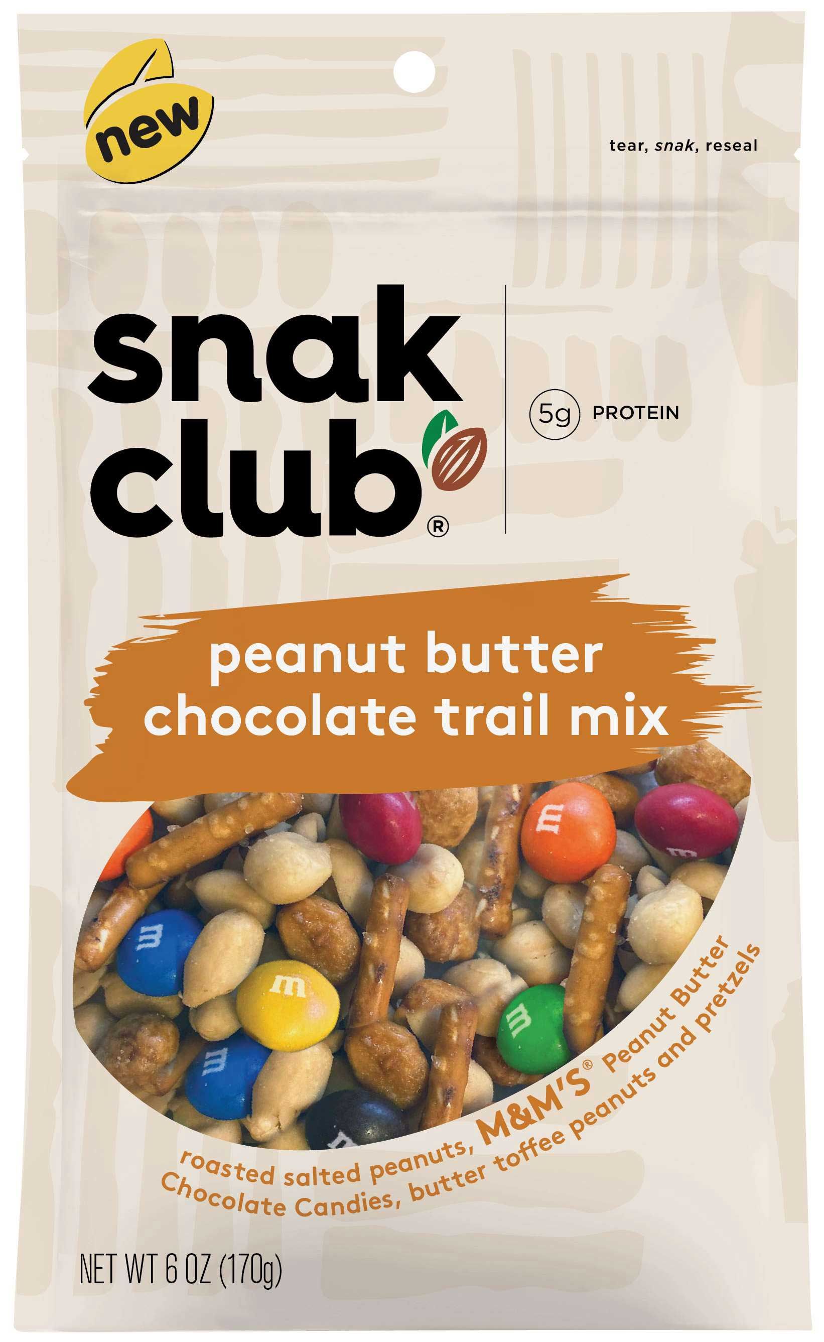 Snak Club Peanut Butter Chocolate Trail Mix, 0.375 Pound -- 6 Per Case