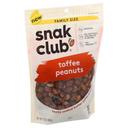 Snak Club Family Size Toffee Peanuts -- 6 per case