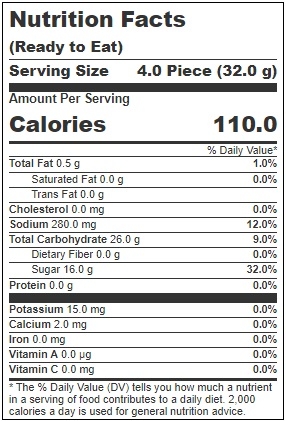 Snak Club Snack Size Tajin Watermelon Gummy Rings, 2.25 Ounce -- 12 per case