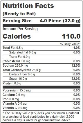 Snak Club Snack Size Tajin Watermelon Gummy Rings, 2.25 Ounce -- 12 Per Case