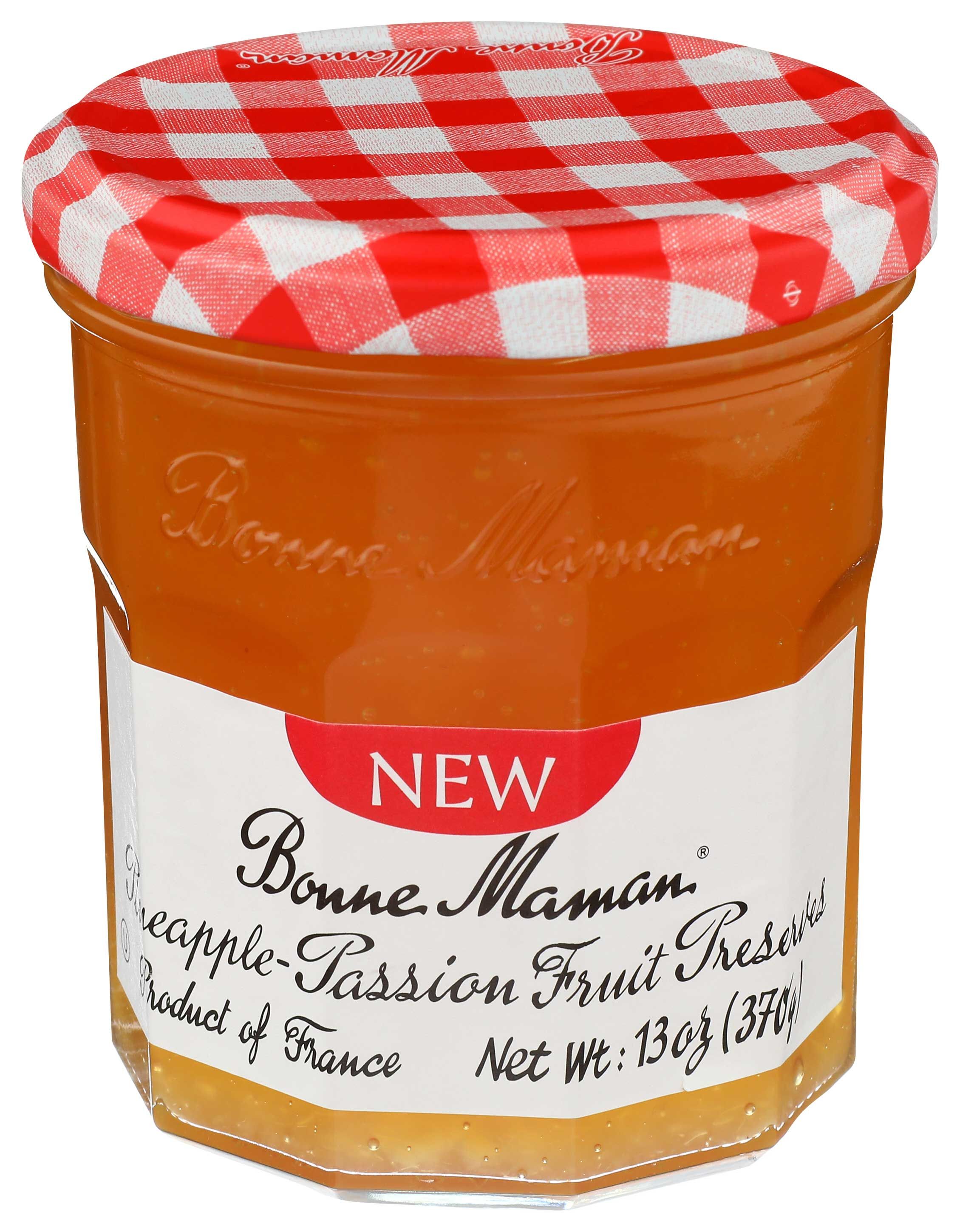Bonne Maman Pineapple Passion Fruit Preserves, 13 Ounce -- 6 Per Case