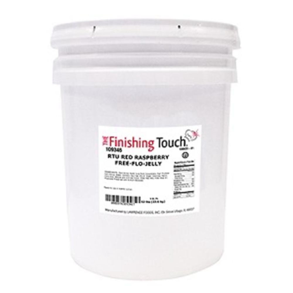 The Finishing Touch Red Raspberry Free Flow Jelly, 52 Pound