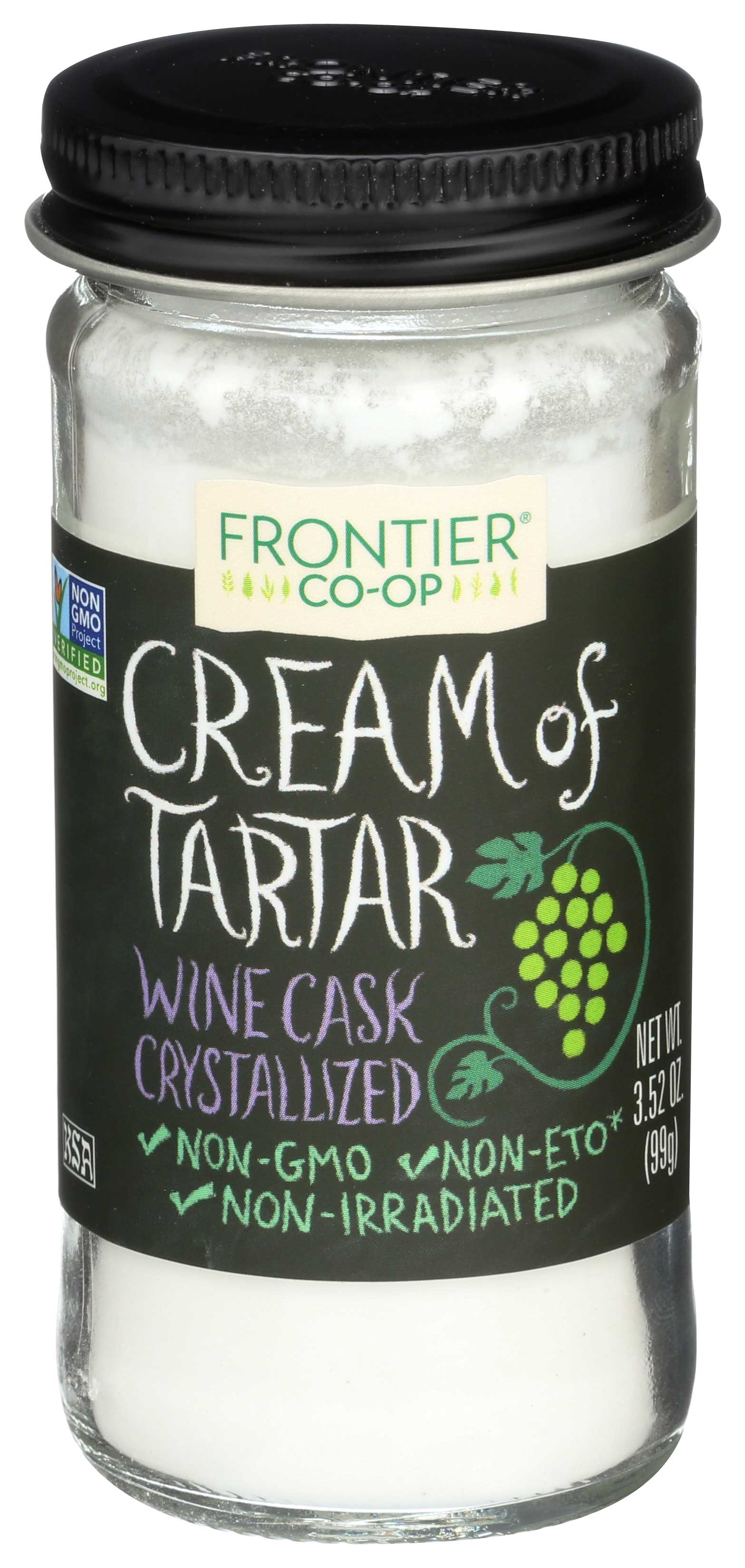 Frontier Herb Cream of Tartar, 3.52 Ounce