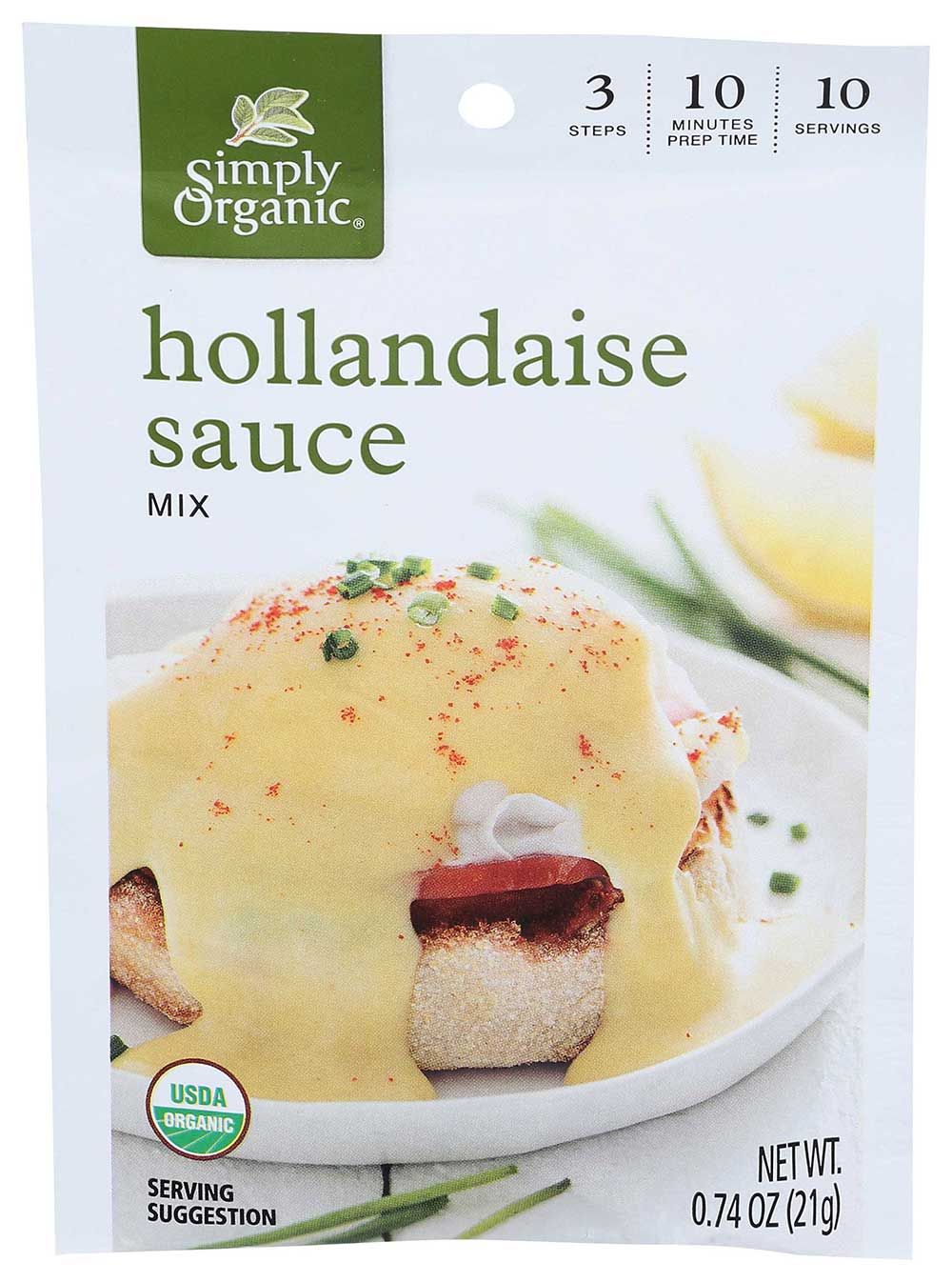 Simply Organic Hollandaise Sauce Mix, 0.74 Ounce -- 12 Per Case