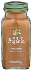 Simply Organic Cinnamon, 2.45 Ounce -- 6 per case.