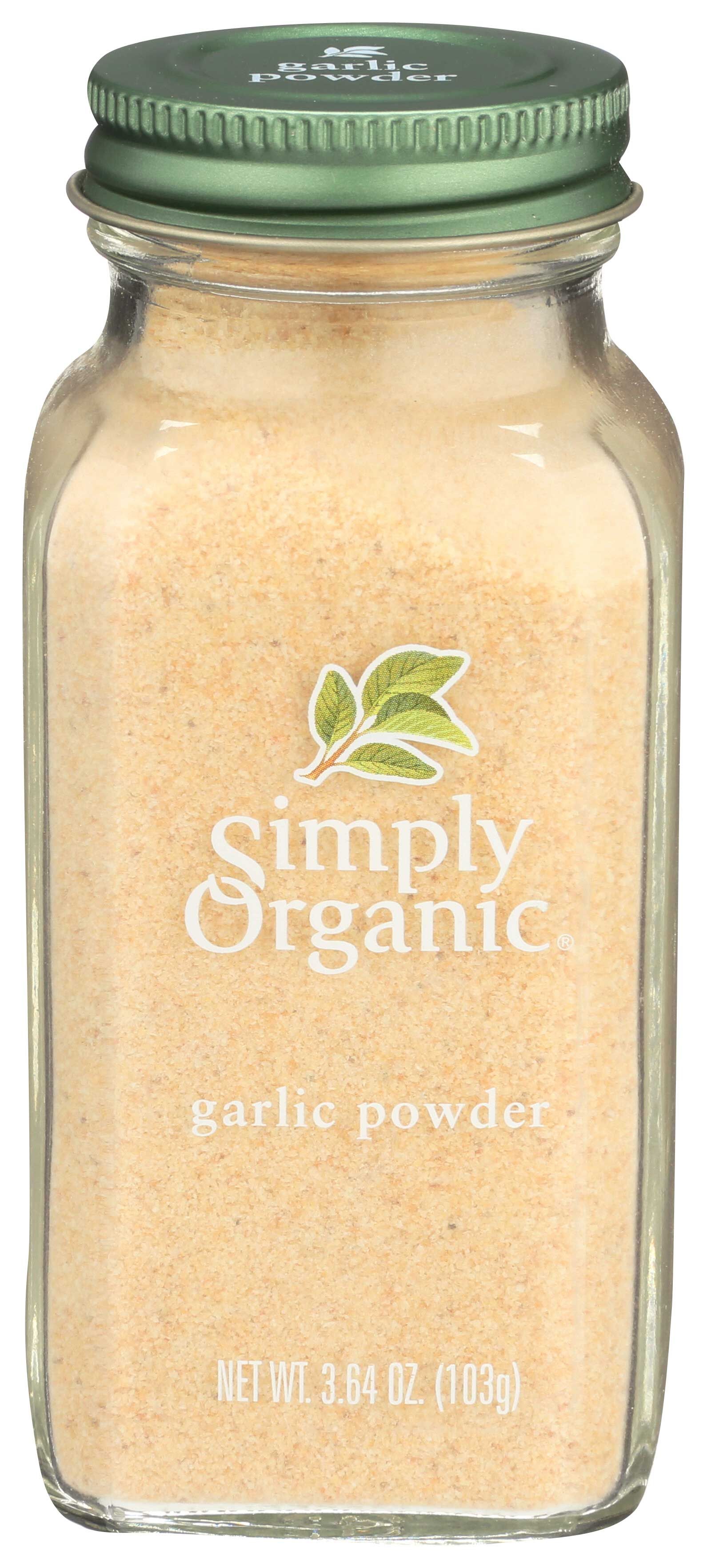 Simply Organic Garlic Powder, 3.64 Ounce Bottle -- 6 Per Case