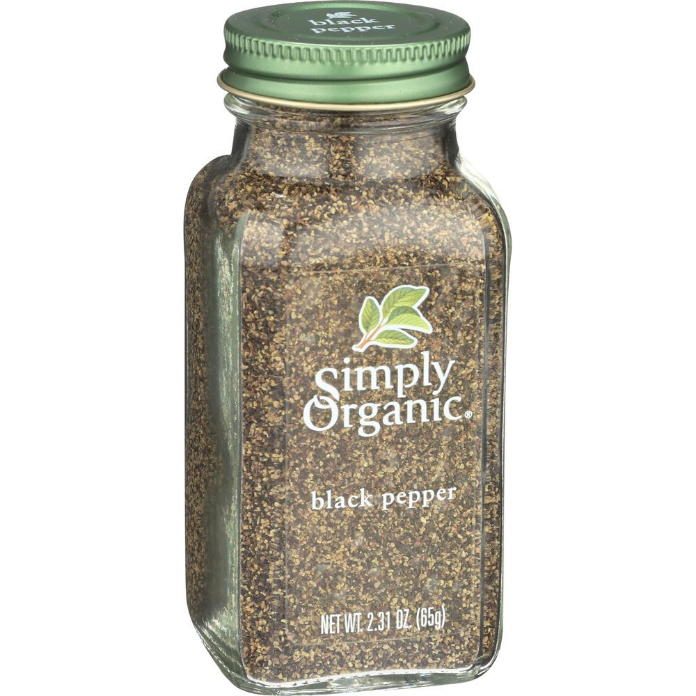 Simply Organic Black Pepper, 2.31 Ounce -- 6 Per Case