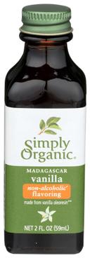 Simply Organic Vanilla Flavoring, 4 Fluid Ounce -- 6 per case.