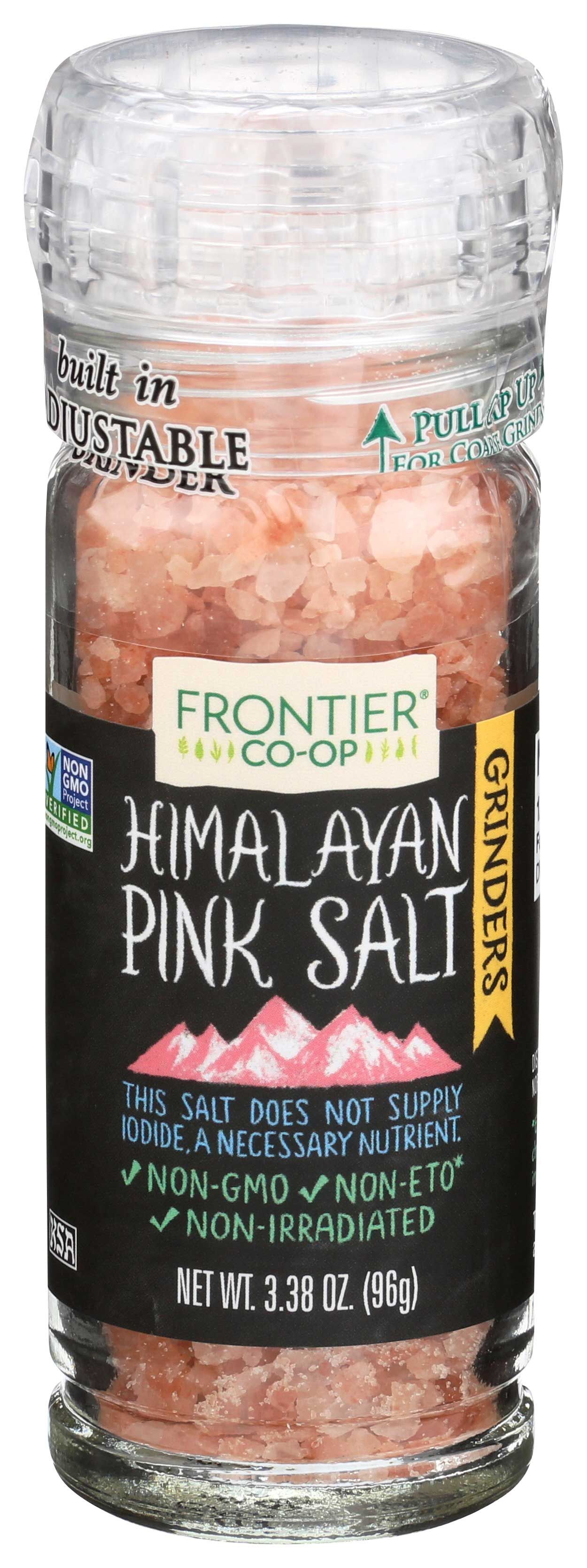 Frontier Herb Himilayan Grinder Pink Salt, 3.4 Ounce Bottle -- 6 Per Case