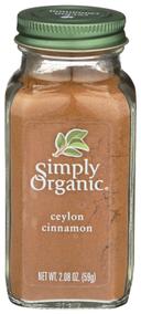 Simply Organic Ceylon Ground Cinnamon, 2.08 Ounce -- 6 per case.
