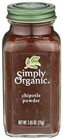 Simply Organic Chipotle Powder, 2.65 Ounce -- 6 per case.