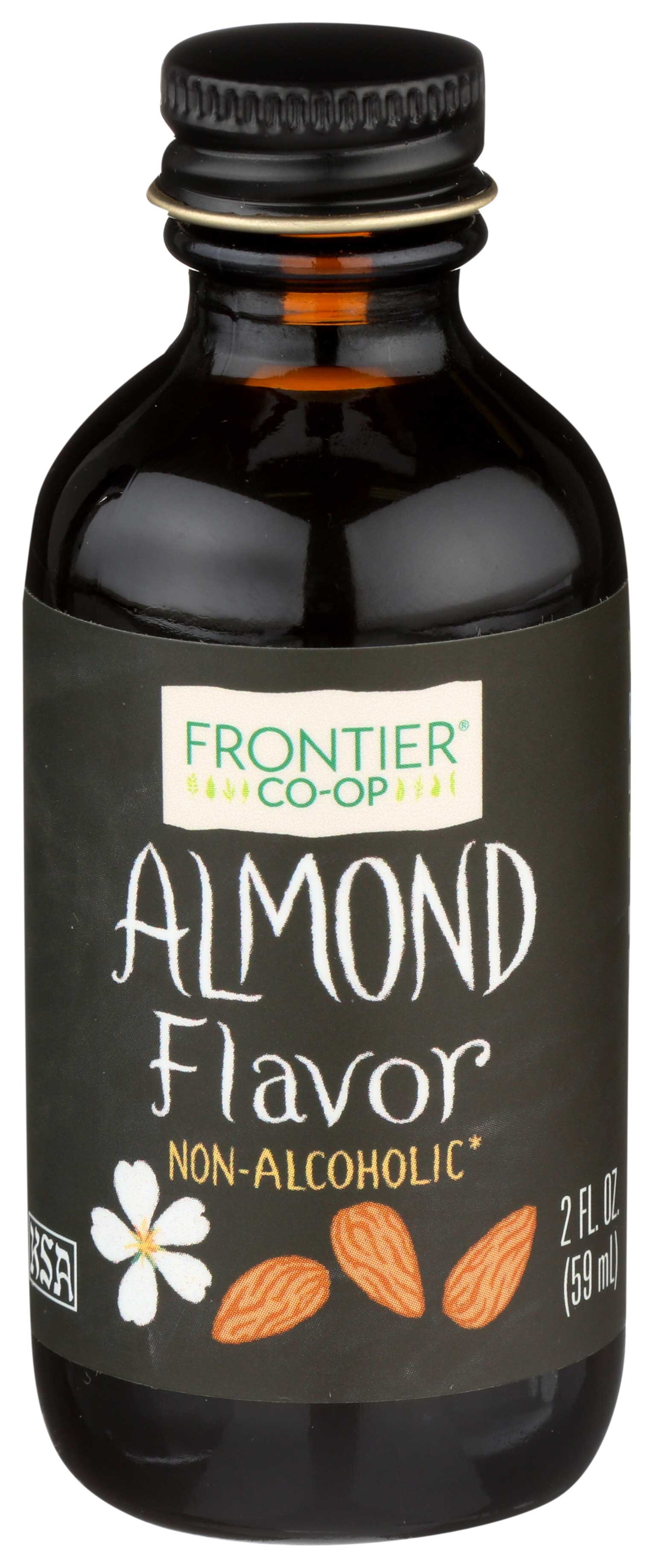 Frontier Herb Almond Flavor, 2 Ounce -- 1 each.