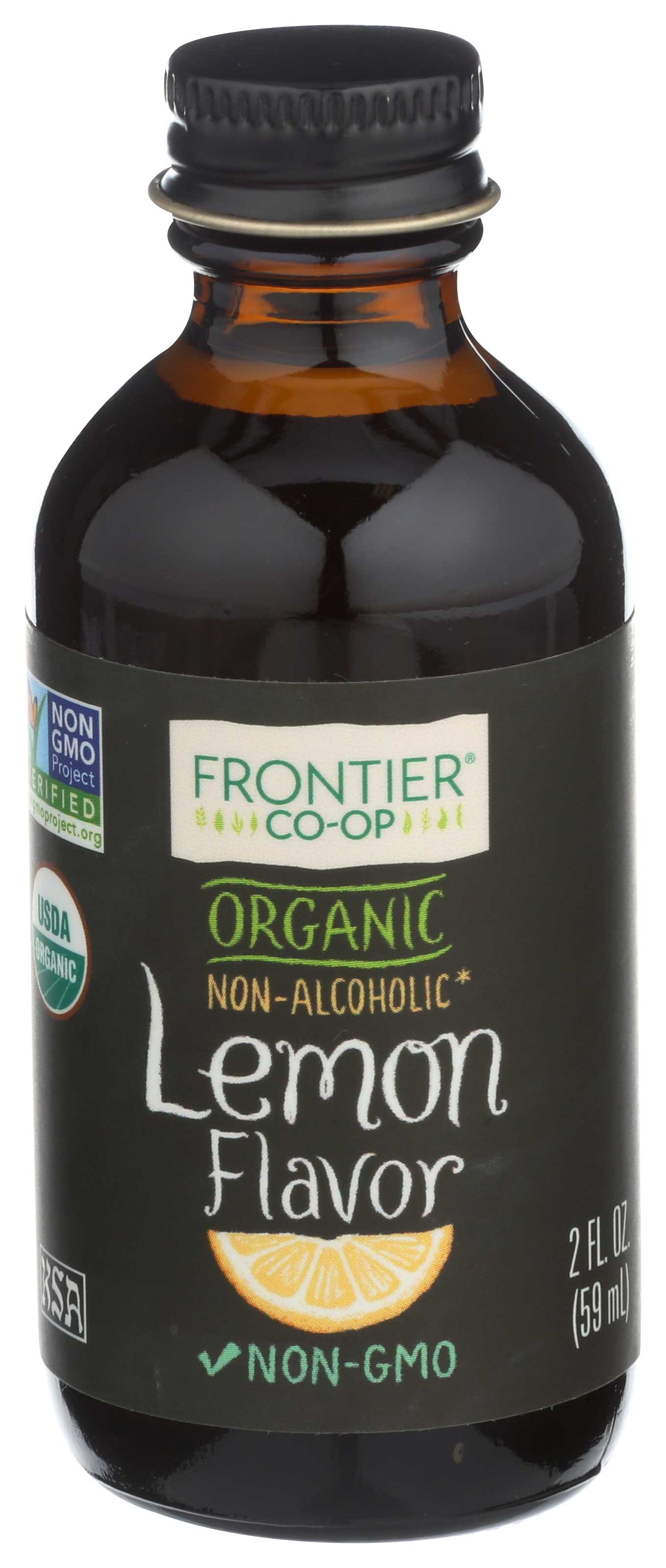 Frontier Herb Organic Lemon Flavor, 2 Ounce