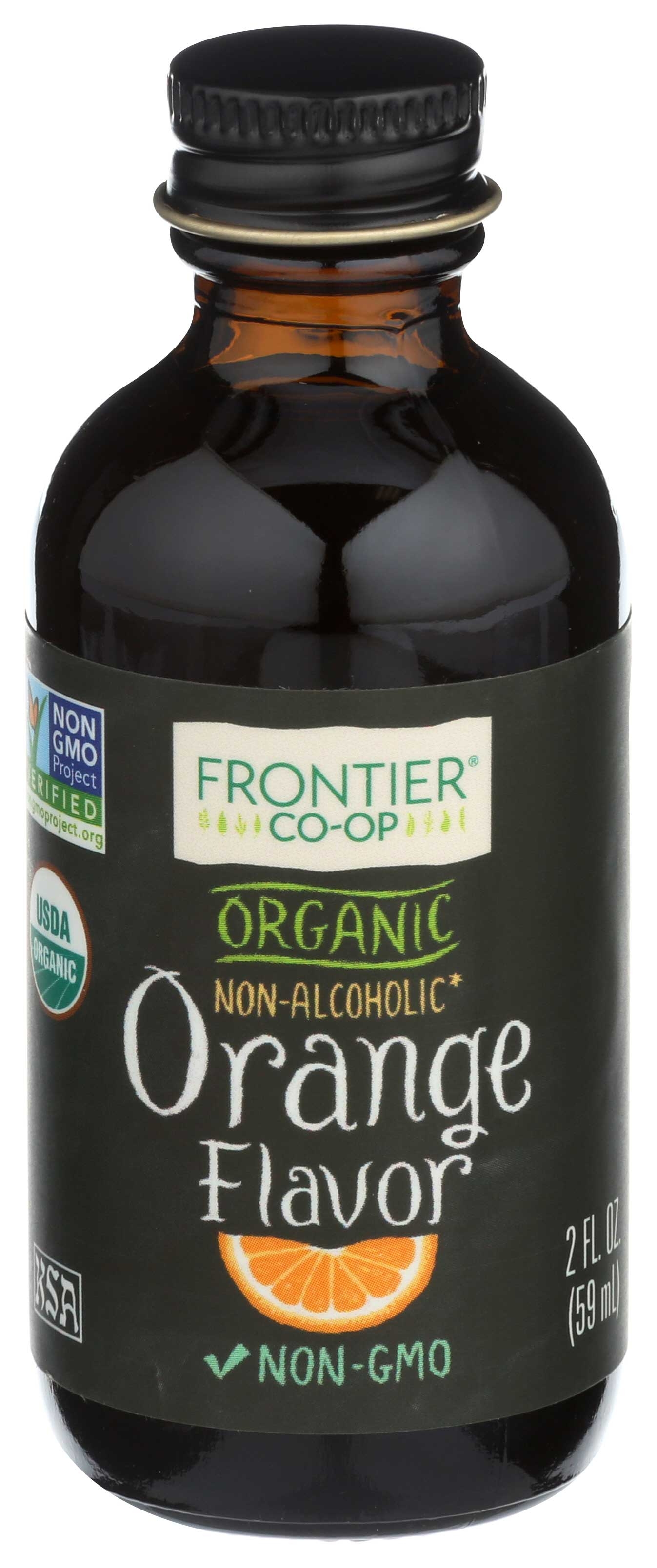 Frontier Herb Organic Orange Flavor, 2 Ounce