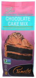 Pamelas Products Chocolate Cake Mix, 21 Ounce -- 6 per case.