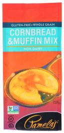 Pamelas Products Cornbread and Muffin Mix, 12 Ounce -- 6 per case.