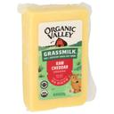Organic Valley Organic Grassmilk Raw Cheddar Cheese, 8 Ounce -- 10 per case
