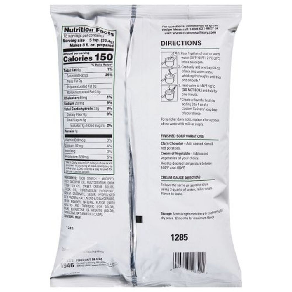 Chef's Own Instant Cream Soup Base, 20 Ounce -- 6 per case