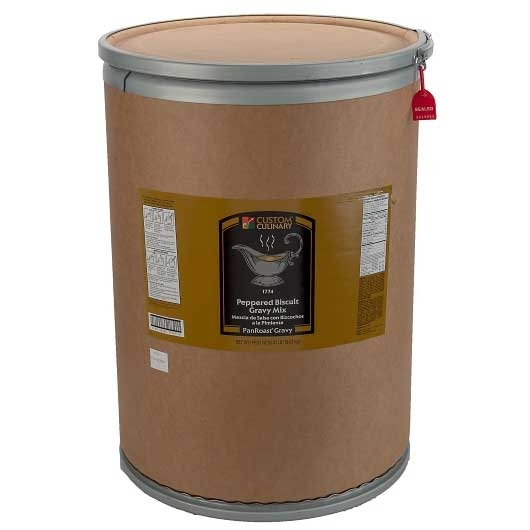 Chefs Own Peppered Biscuit Gravy Mix, 41 Pound
