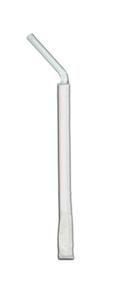 D and W Fine Pack Paper Flex Plastic White Wrapped Straw, 7.75 inch -- 10000 per case.