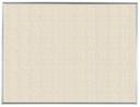 Aarco Clear Satin Anodized Aluminum Frame Burlap Weave Cappuccino Vinyl Bulletin Board, 36 inch Height x 48 inch Width